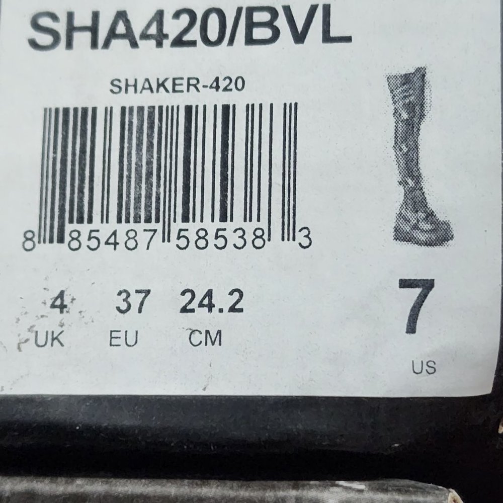 Brand New Shaker 420 Thigh High Platform Goth Punk Rocker Boots Stretch Leather - Picture 13 of 15
